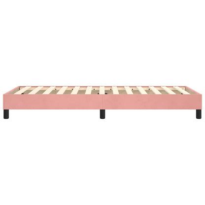 Boxspringbettgestell Rosa 90x190 cm Samt