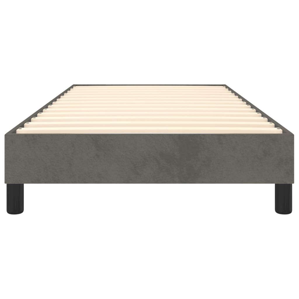 Boxspringbettgestell Dunkelgrau 90x200 cm Samt
