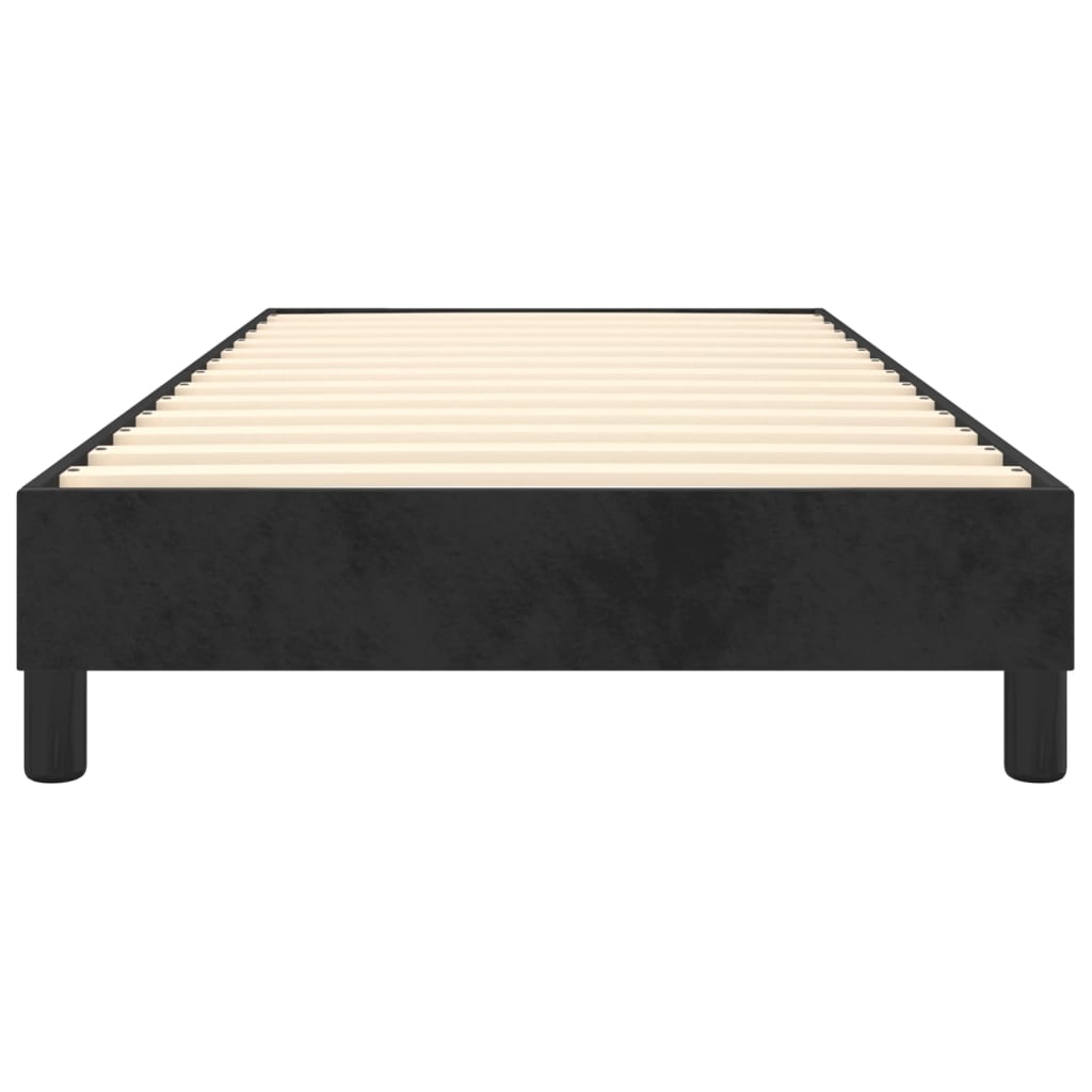 Boxspringbettgestell Schwarz 90x200 cm Samt