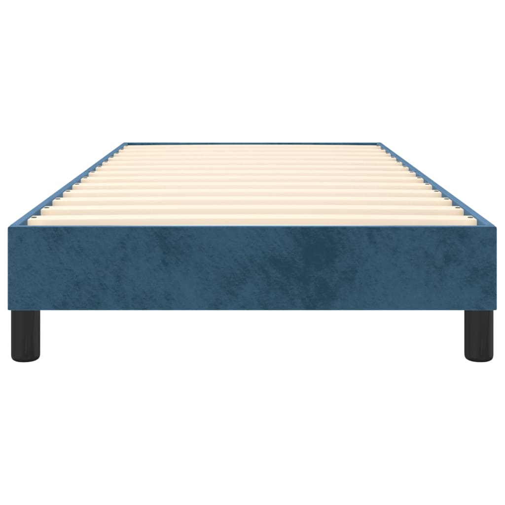 Boxspringbettgestell Dunkelblau 90x200 cm Samt