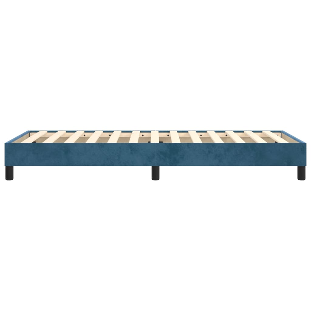 Boxspringbettgestell Dunkelblau 90x200 cm Samt