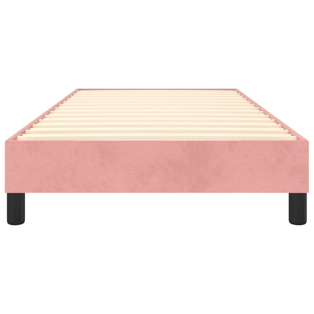 Boxspringbettgestell Rosa 90x200 cm Samt