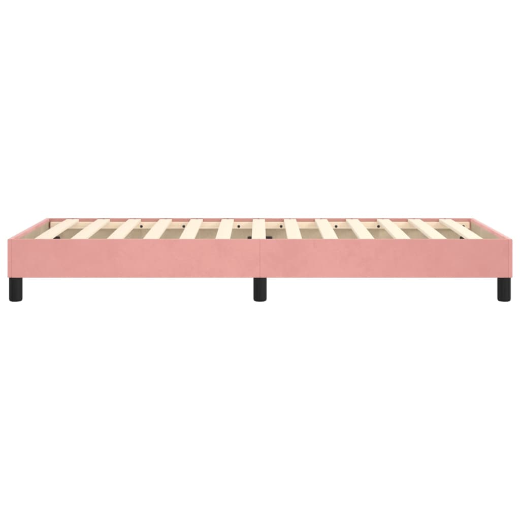 Boxspringbettgestell Rosa 90x200 cm Samt