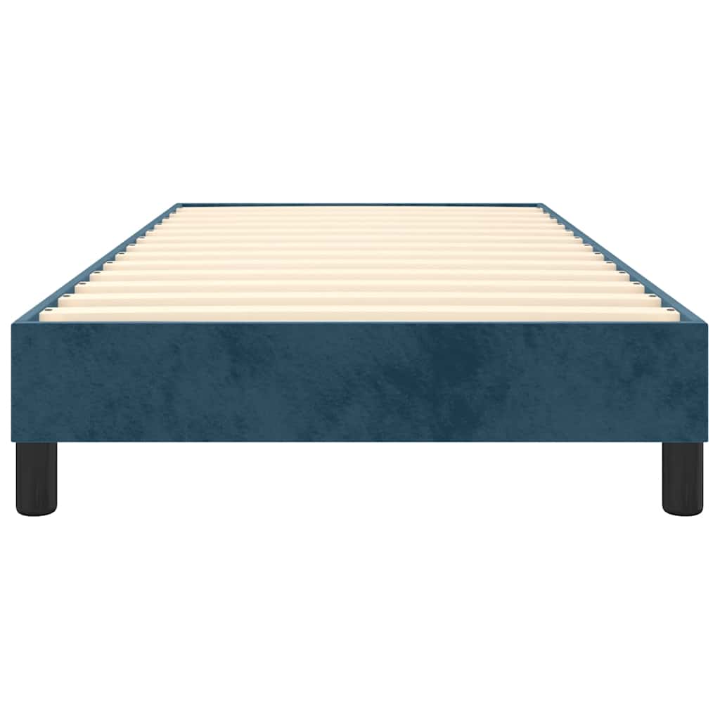 Boxspringbettgestell Dunkelblau 100x200 cm Samt