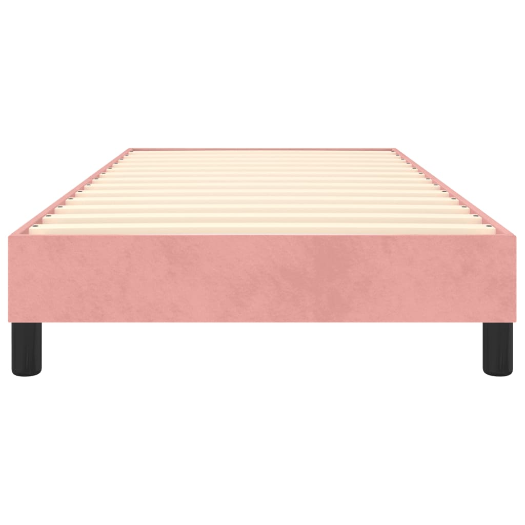 Boxspringbettgestell Rosa 100x200 cm Samt