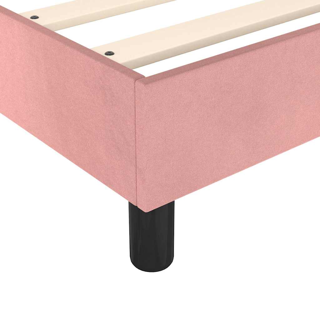 Boxspringbettgestell Rosa 120x200 cm Samt