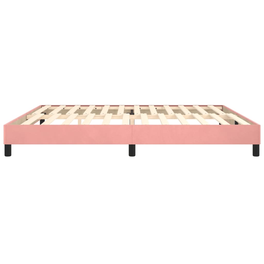 Boxspringbettgestell Rosa 200x200 cm Samt