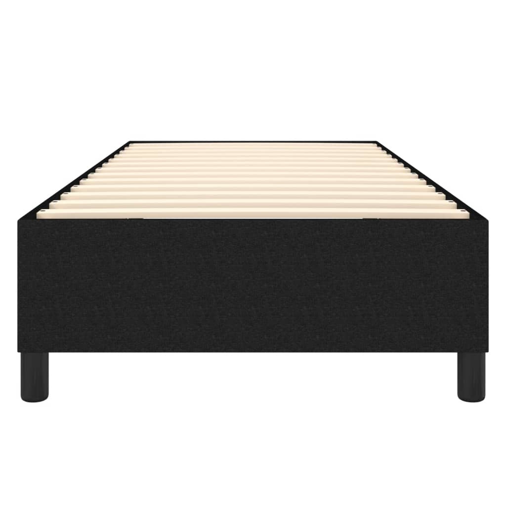 Boxspringbettgestell Schwarz 80x200 cm Stoff