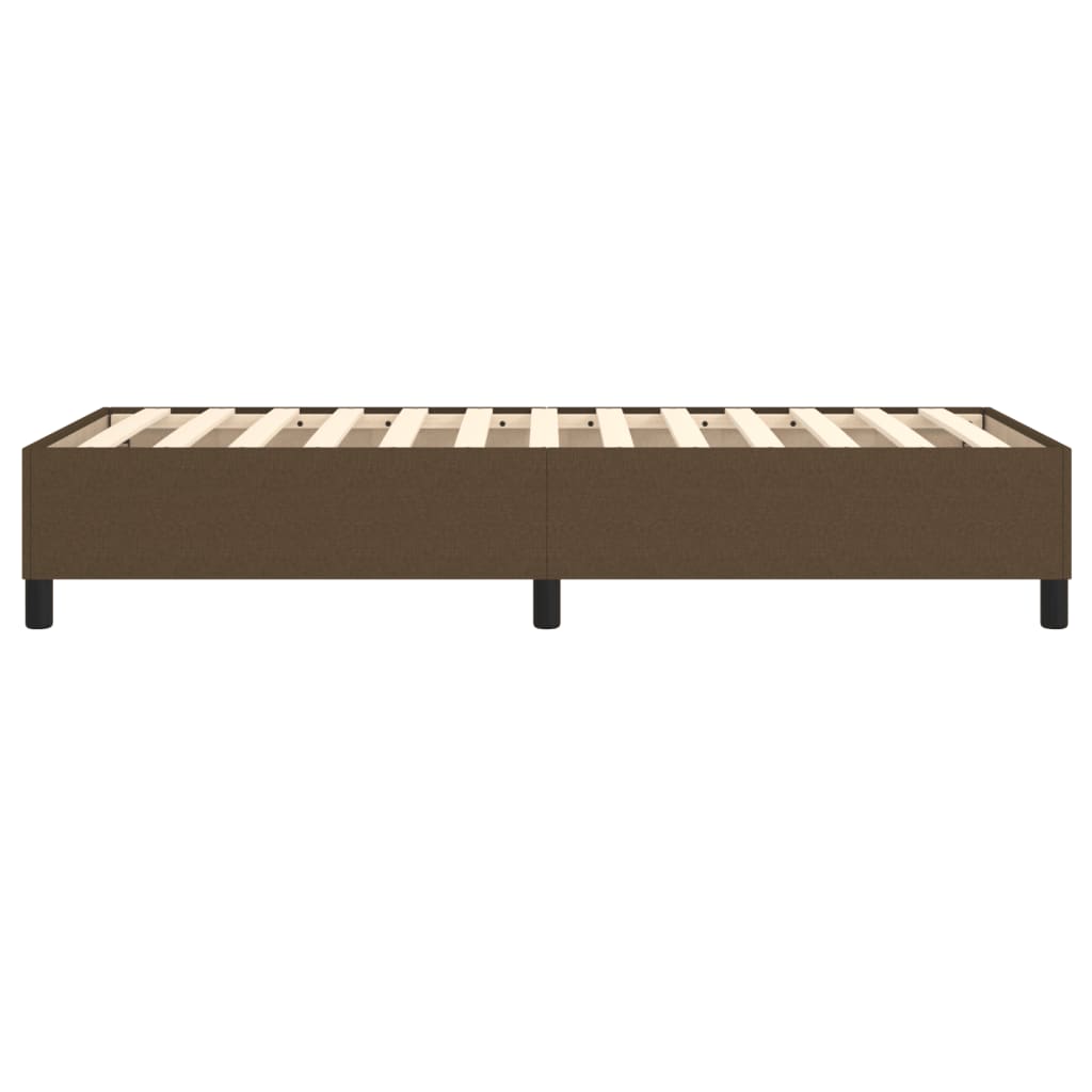 Boxspringbettgestell Dunkelbraun 80x200 cm Stoff