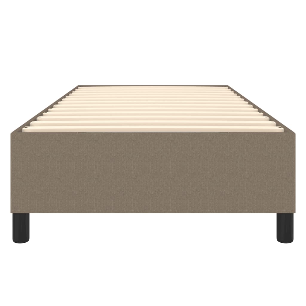 Boxspringbettgestell Taupe 80x200 cm Stoff