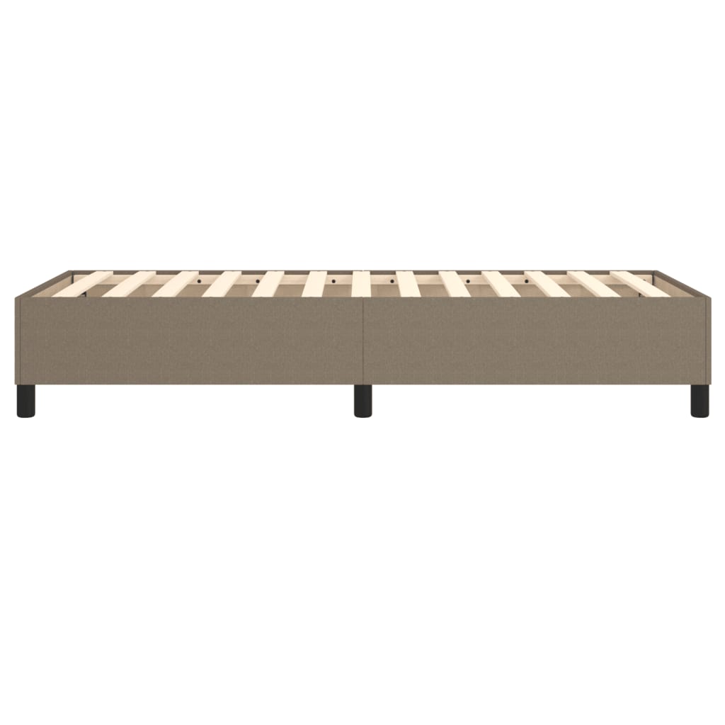 Boxspringbettgestell Taupe 80x200 cm Stoff