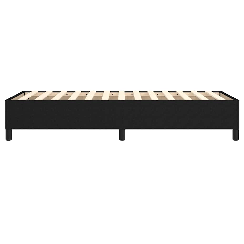 Boxspringbettgestell Schwarz 90x190 cm Stoff