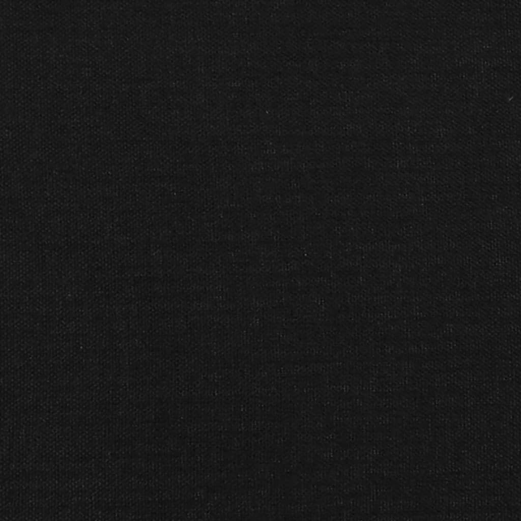 Boxspringbettgestell Schwarz 90x190 cm Stoff