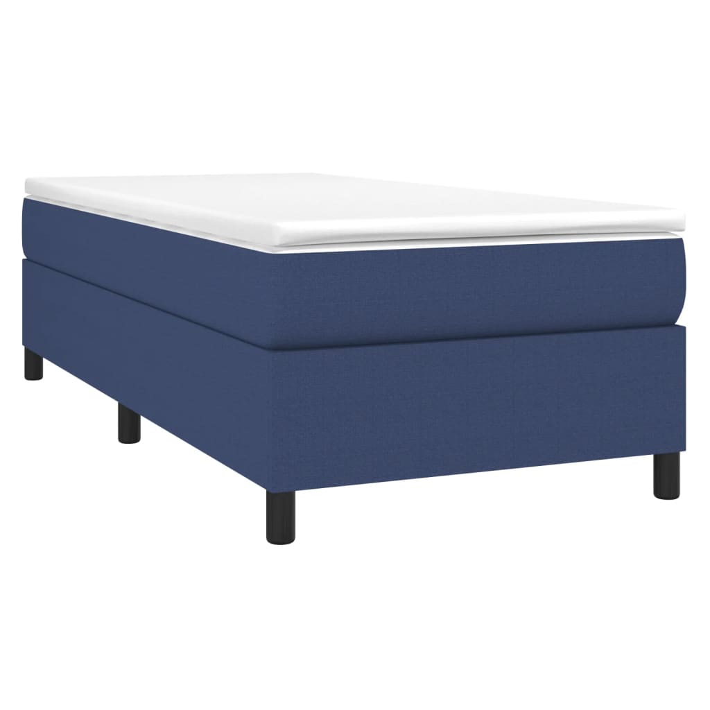 Boxspringbettgestell Blau 90x190 cm Stoff