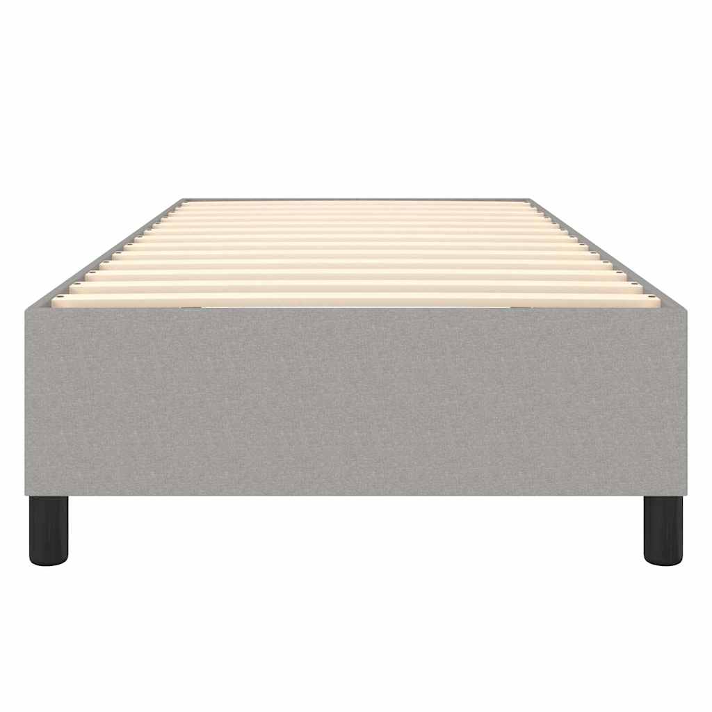 Boxspringbettgestell Hellgrau 90x200 cm Stoff