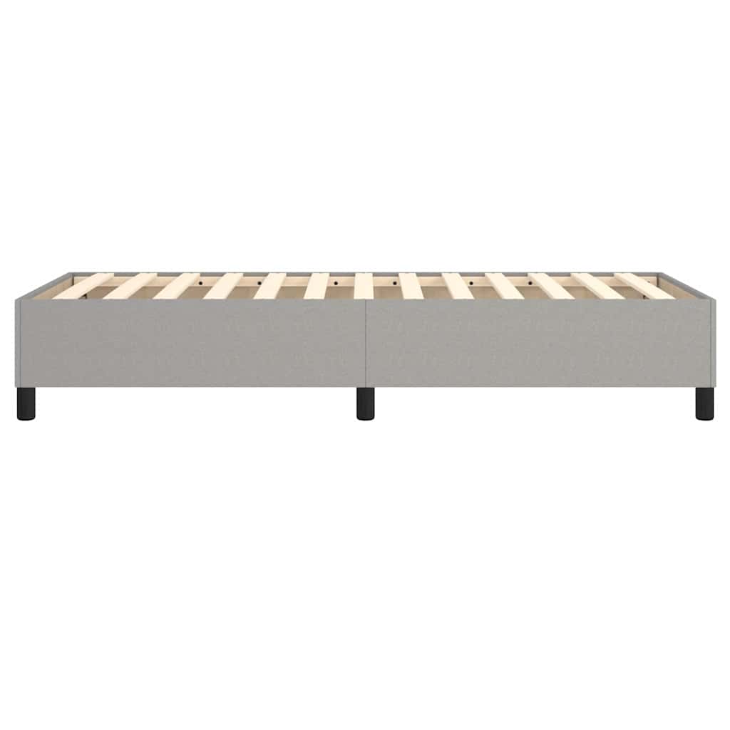 Boxspringbettgestell Hellgrau 90x200 cm Stoff