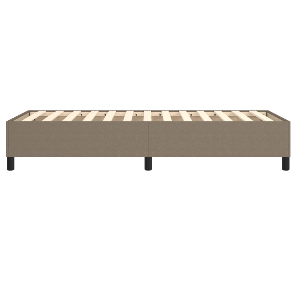 Boxspringbettgestell Taupe 90x200 cm Stoff