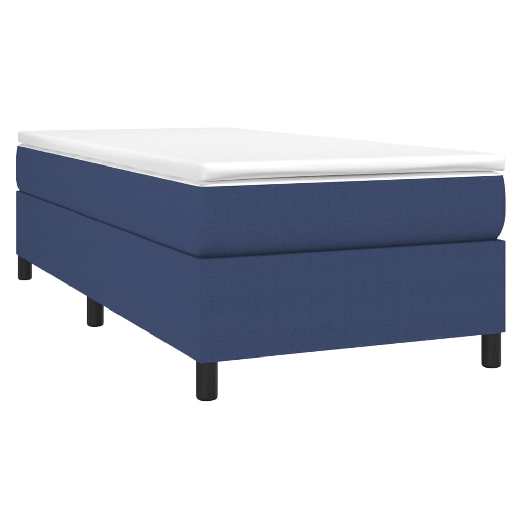 Boxspringbettgestell Blau 90x200 cm Stoff