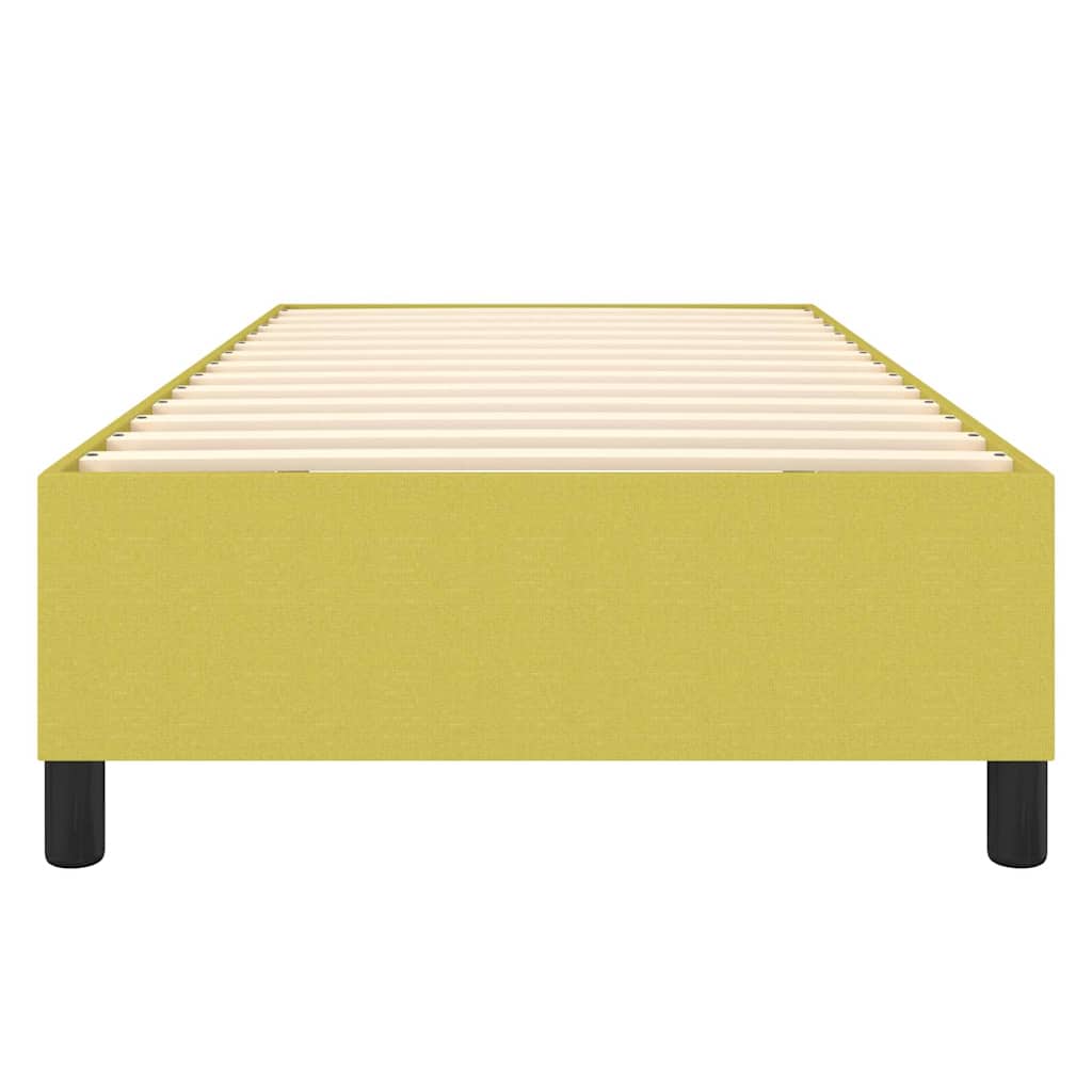 Boxspringbettgestell Grün 90x200 cm Stoff