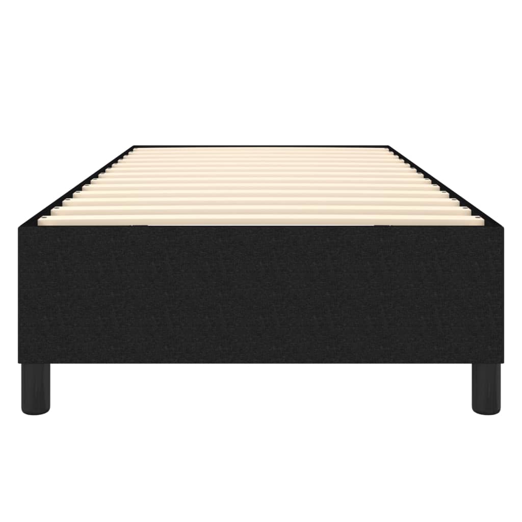 Boxspringbettgestell Schwarz 100x200 cm Stoff
