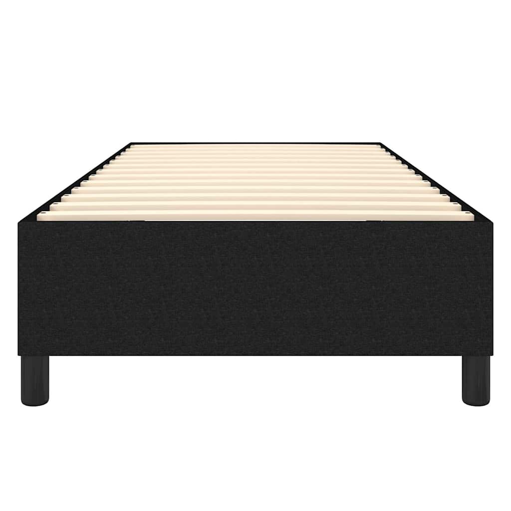 Boxspringbettgestell Schwarz 100x200 cm Stoff