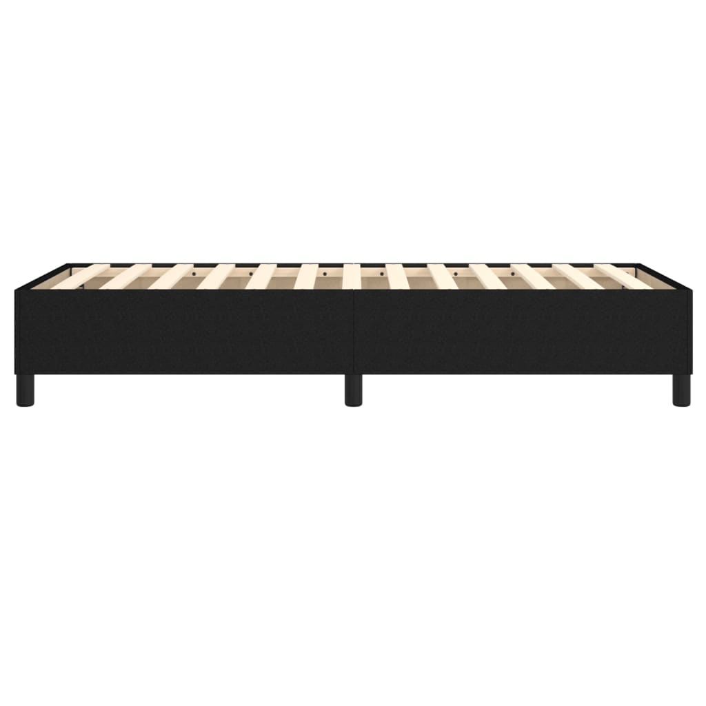 Boxspringbettgestell Schwarz 100x200 cm Stoff