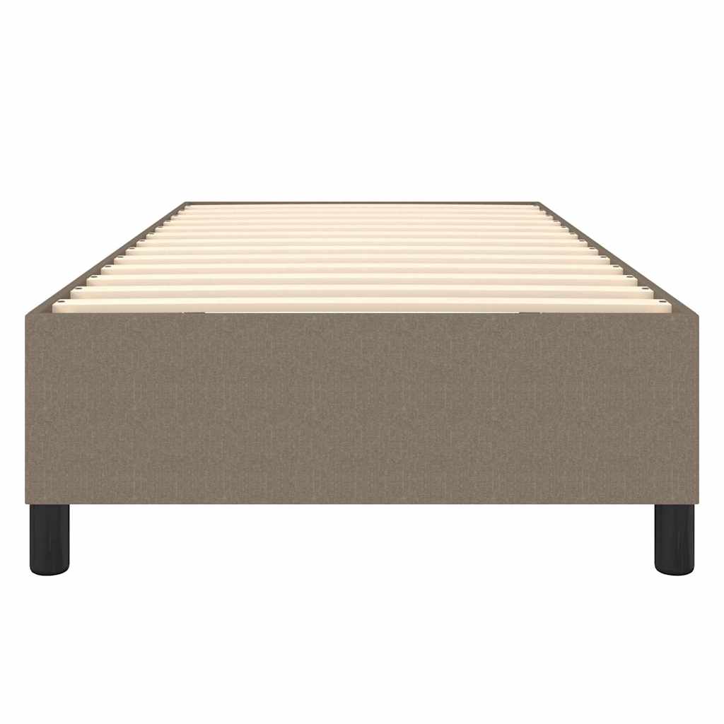Boxspringbettgestell Taupe 100x200 cm Stoff