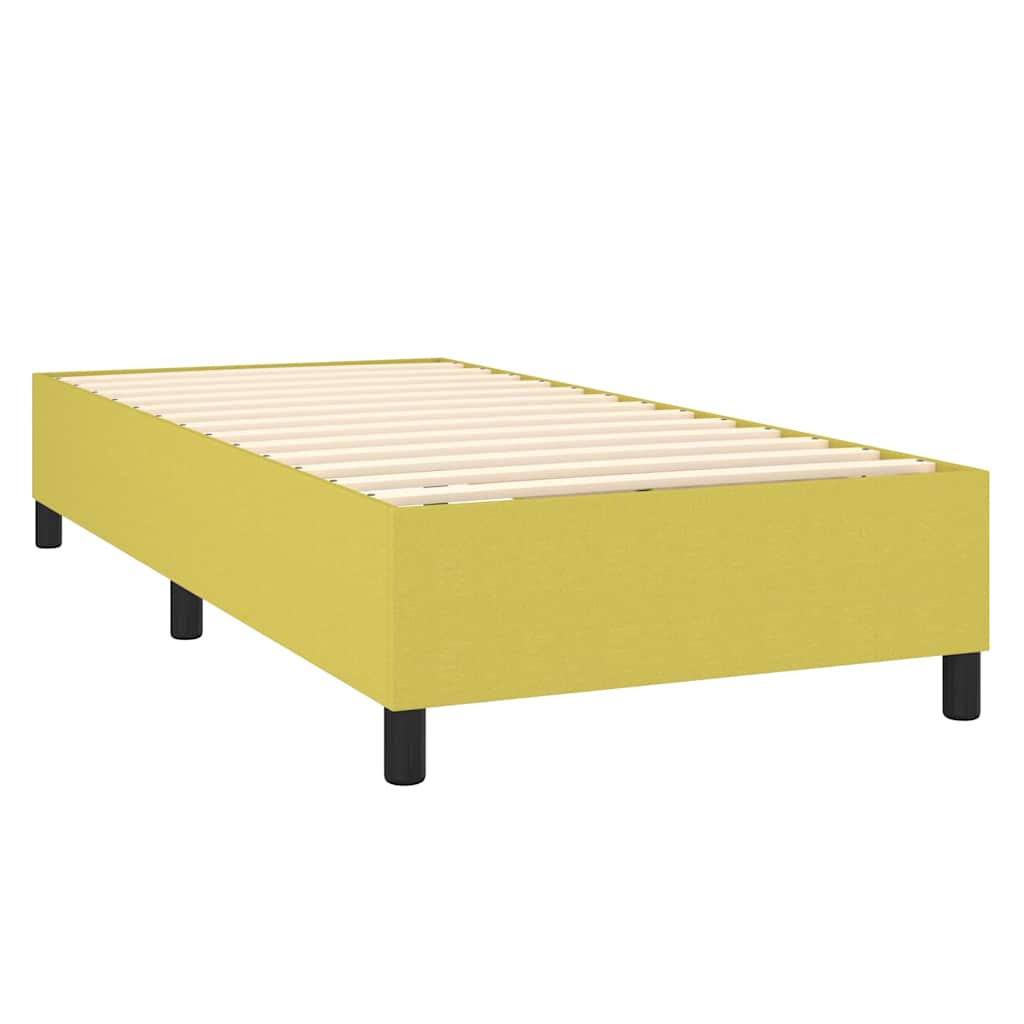 Boxspringbettgestell Grün 100x200 cm Stoff