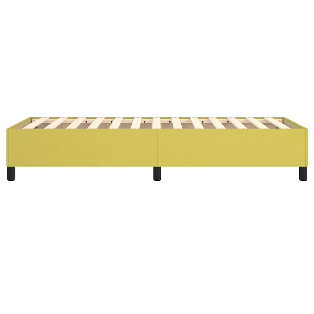 Boxspringbettgestell Grün 100x200 cm Stoff