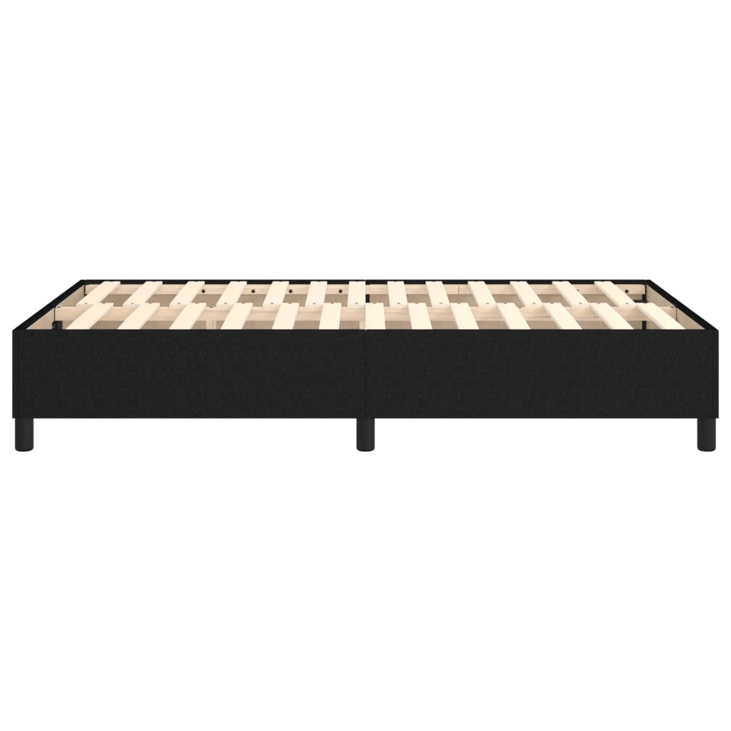 Boxspringbettgestell Schwarz 120x200 cm Stoff