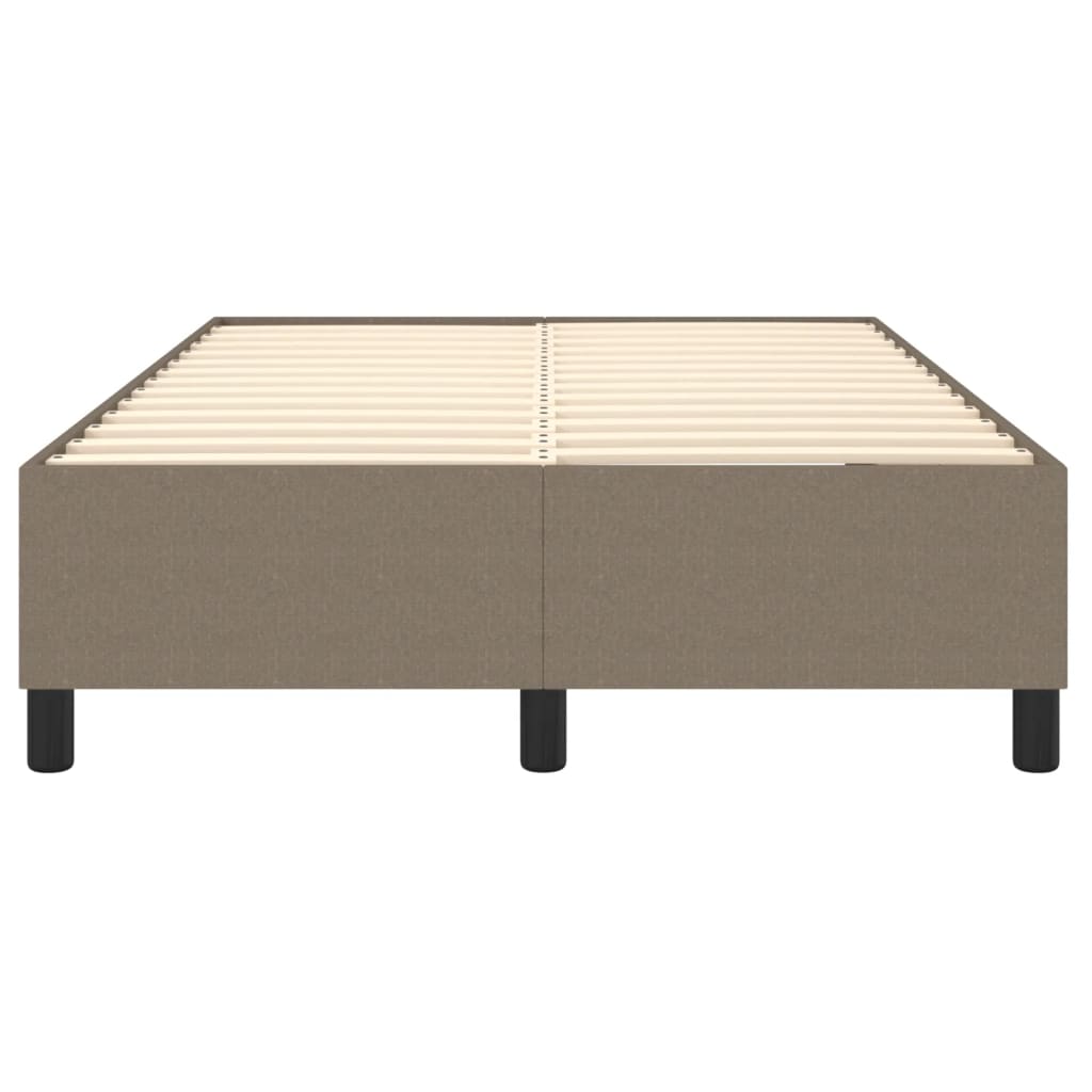 Boxspringbettgestell Taupe 120x200 cm Stoff