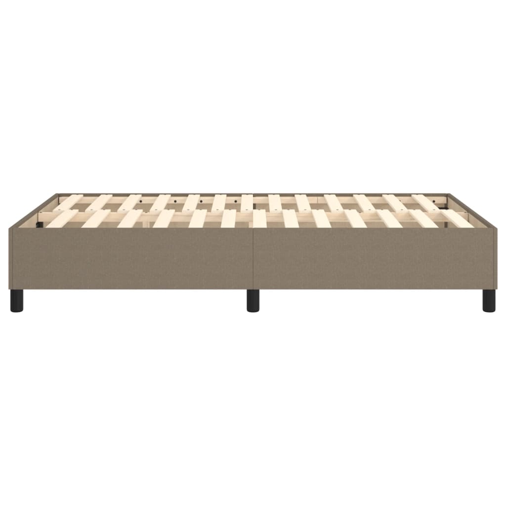 Boxspringbettgestell Taupe 120x200 cm Stoff