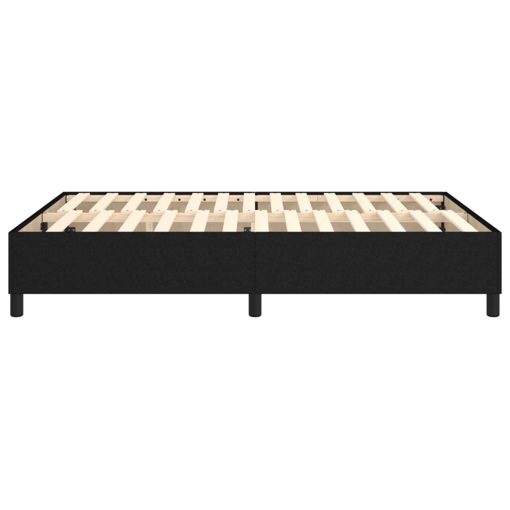 Boxspringbettgestell Schwarz 140x190 cm Stoff