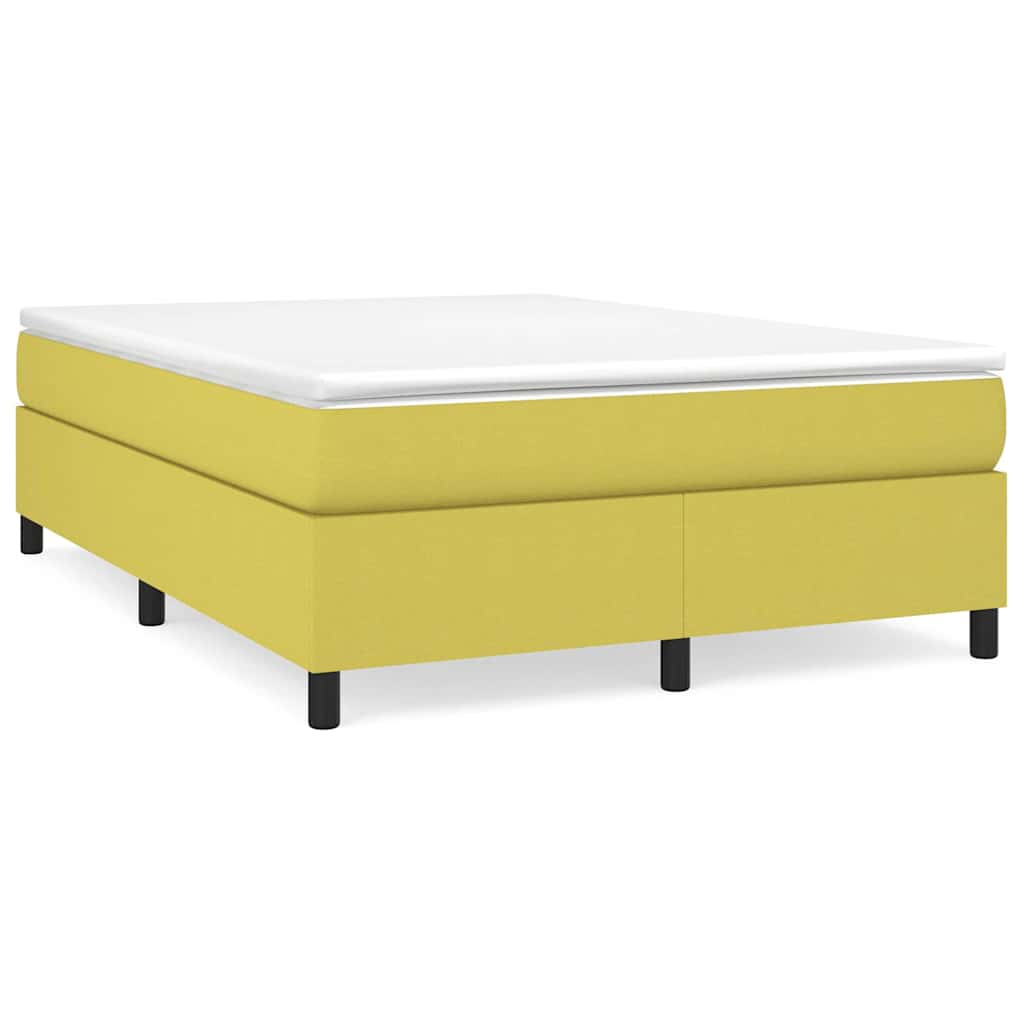 Boxspringbettgestell Grün 140x190 cm Stoff