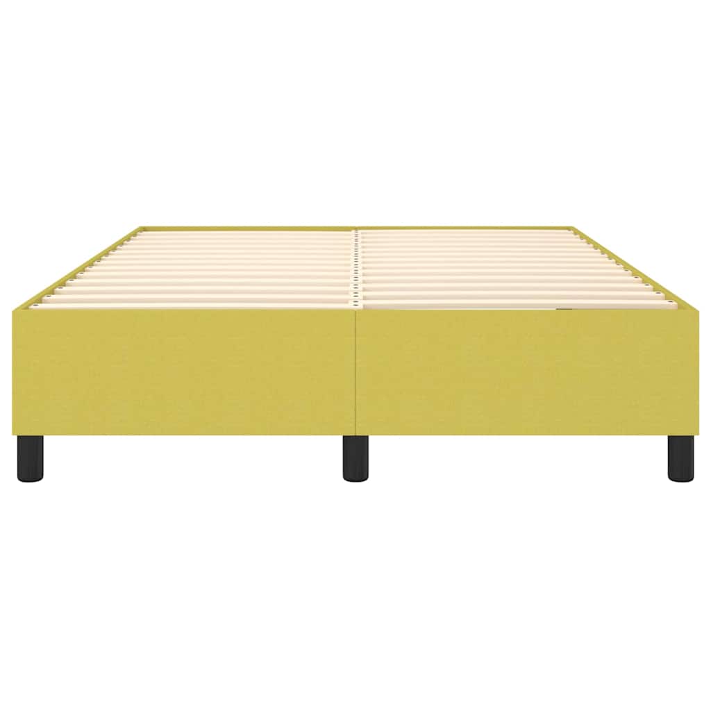 Boxspringbettgestell Grün 140x190 cm Stoff
