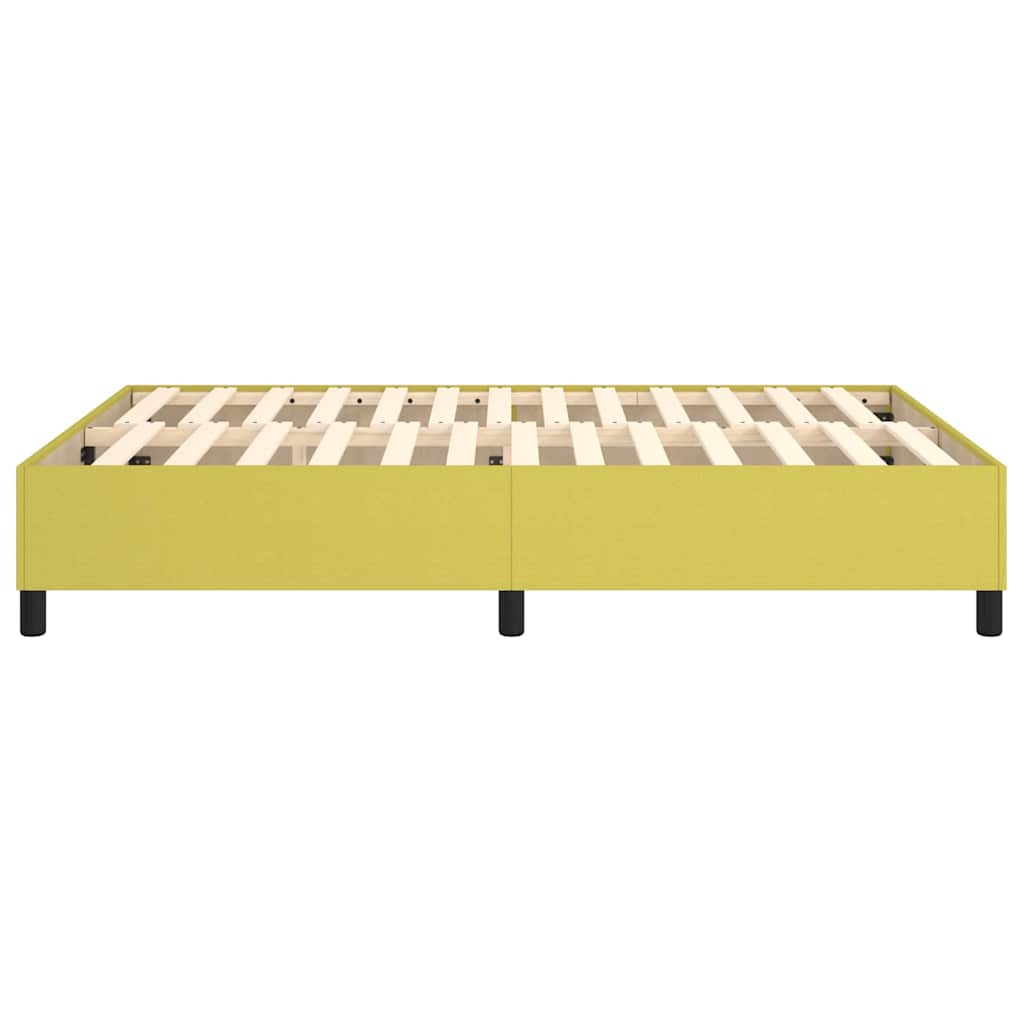 Boxspringbettgestell Grün 140x190 cm Stoff