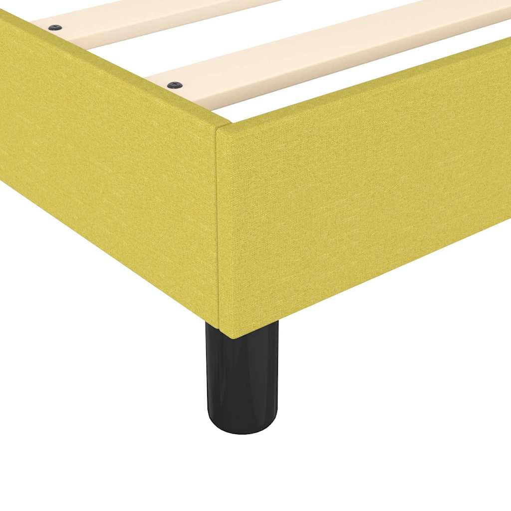 Boxspringbettgestell Grün 140x190 cm Stoff