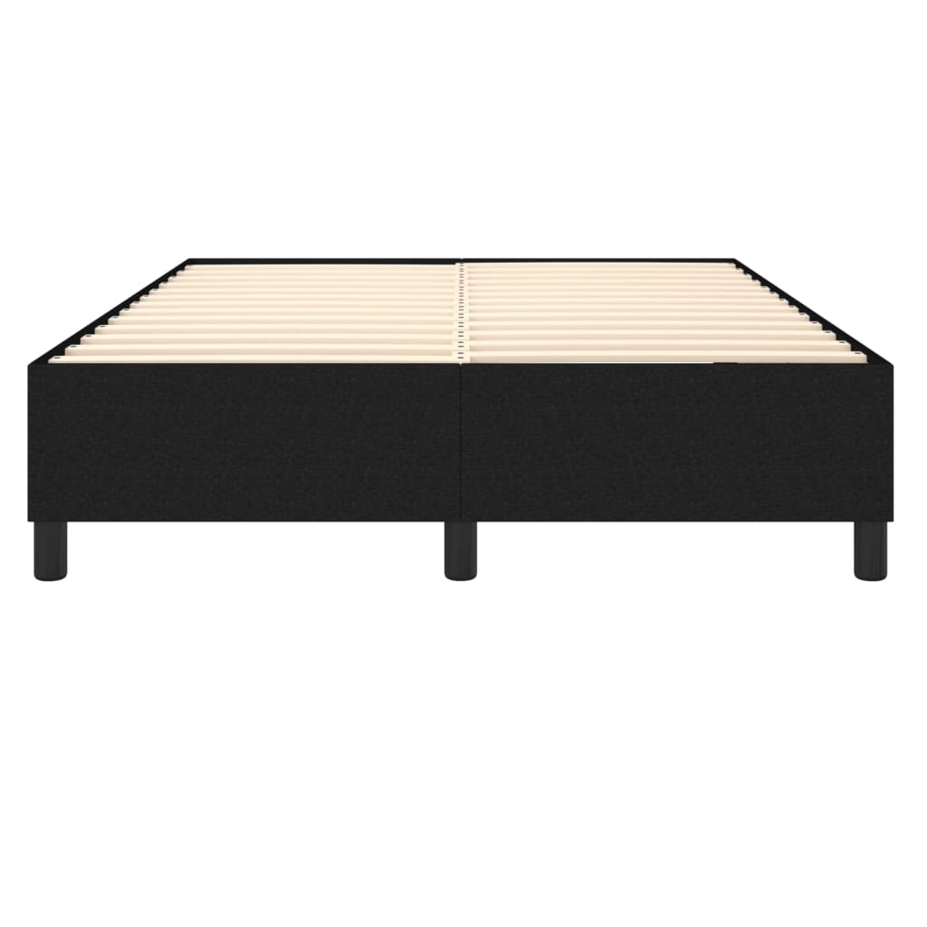 Boxspringbettgestell Schwarz 140x200 cm Stoff