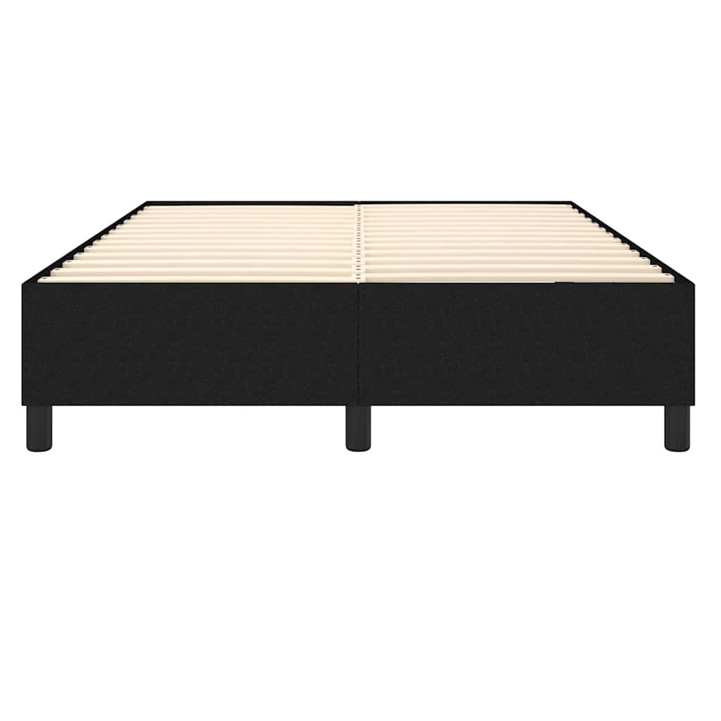 Boxspringbettgestell Schwarz 140x200 cm Stoff