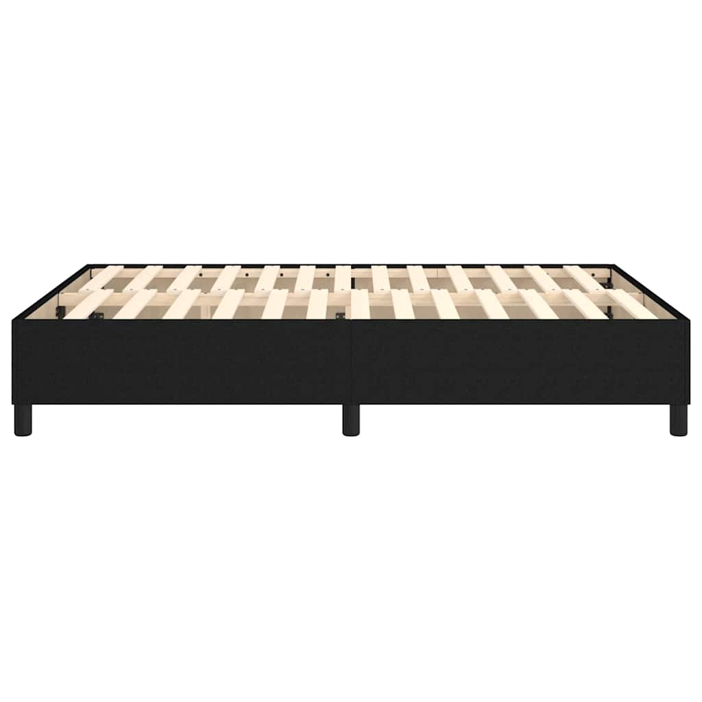 Boxspringbettgestell Schwarz 140x200 cm Stoff