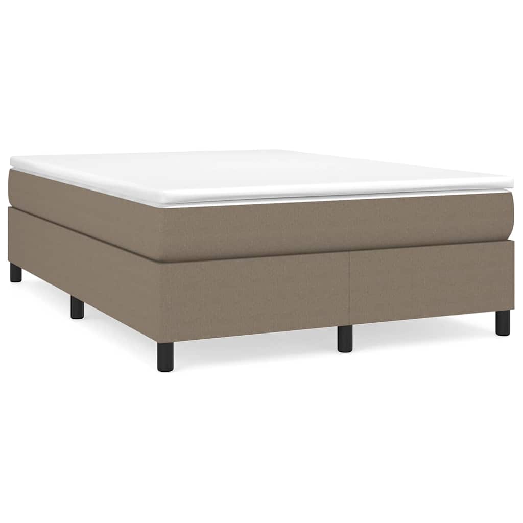 Boxspringbettgestell Taupe 140x200 cm Stoff