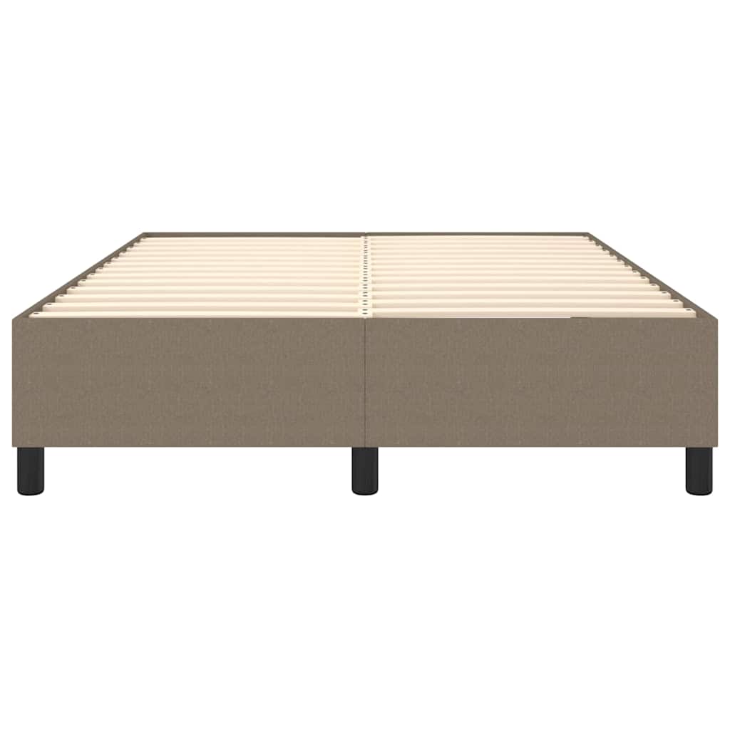 Boxspringbettgestell Taupe 140x200 cm Stoff