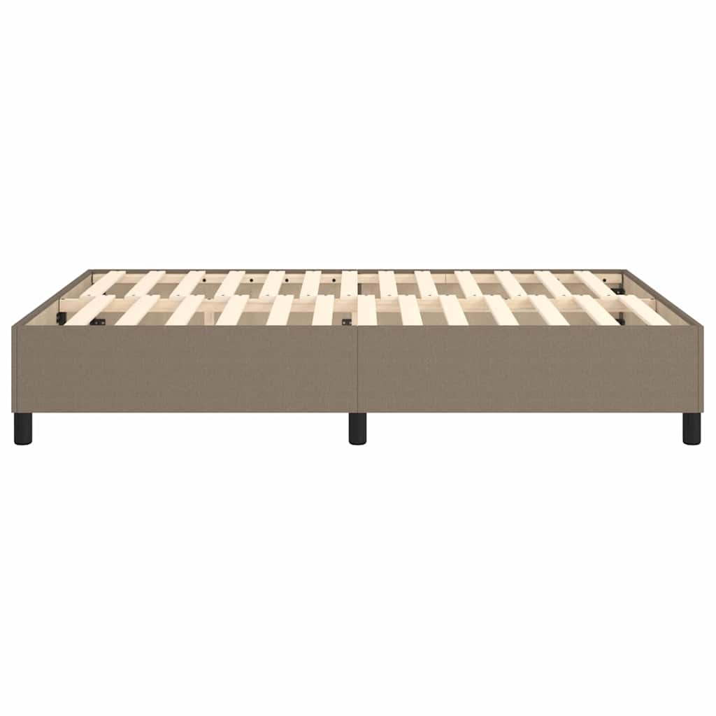 Boxspringbettgestell Taupe 140x200 cm Stoff