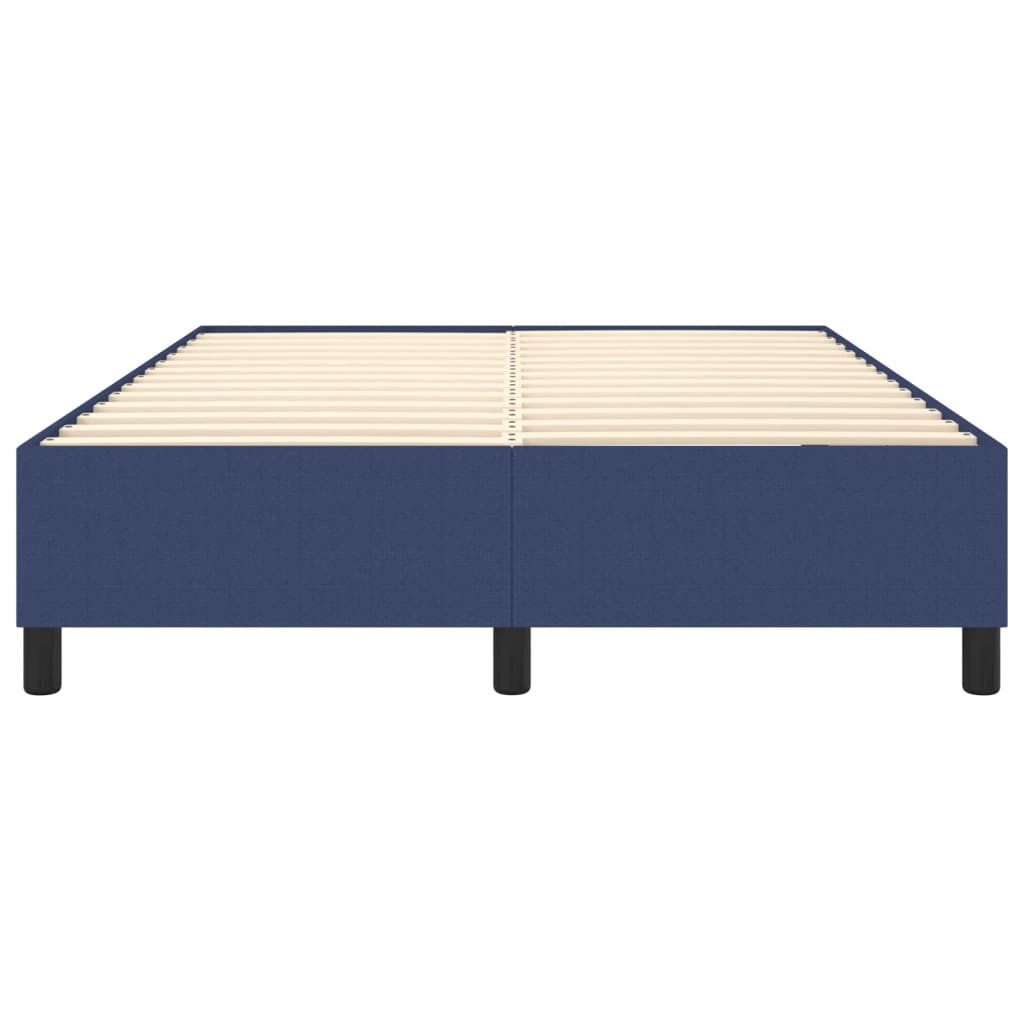 Boxspringbettgestell Blau 140x200 cm Stoff