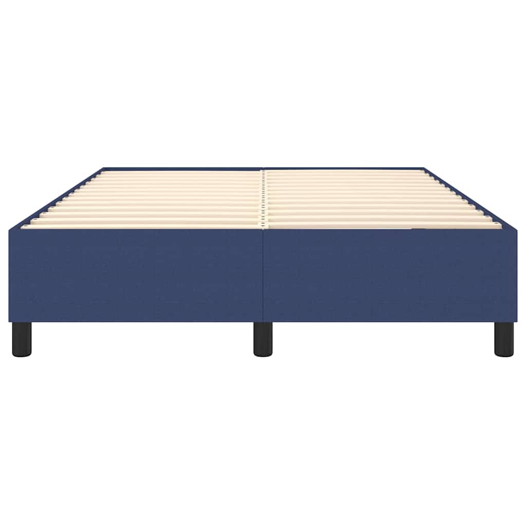 Boxspringbettgestell Blau 140x200 cm Stoff