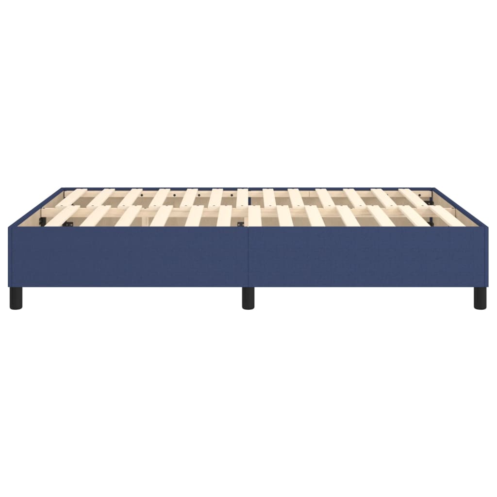 Boxspringbettgestell Blau 140x200 cm Stoff