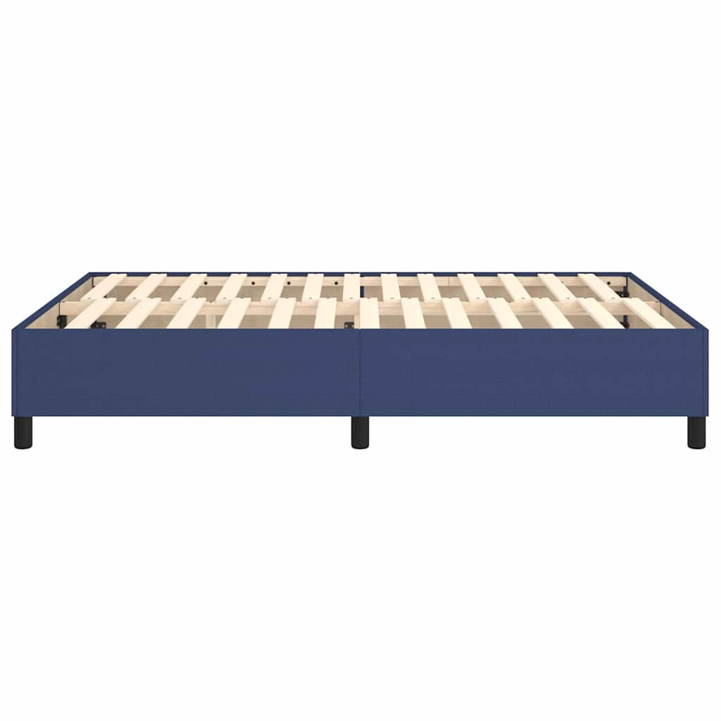 Boxspringbettgestell Blau 140x200 cm Stoff