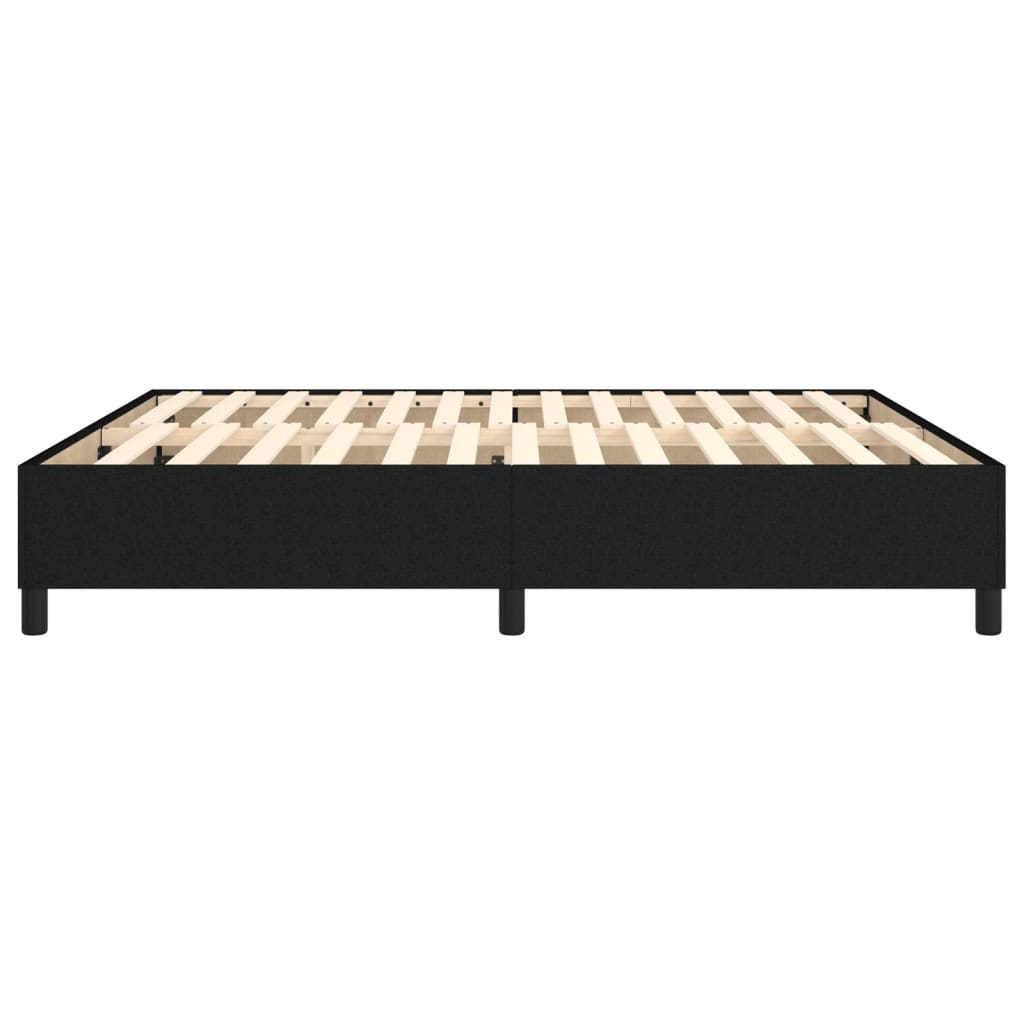 Boxspringbettgestell Schwarz 160x200 cm Stoff