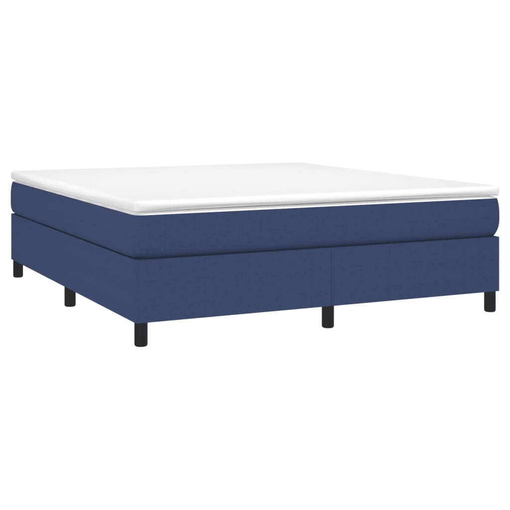 Boxspringbettgestell Blau 160x200 cm Stoff