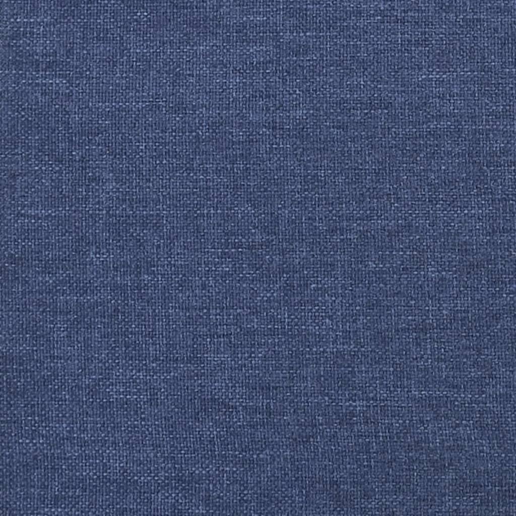 Boxspringbettgestell Blau 160x200 cm Stoff